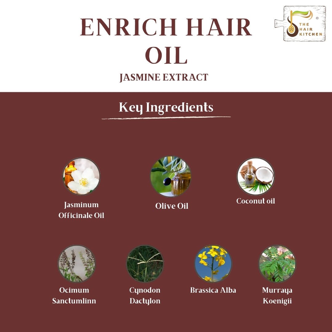 ENRICH HAIR OIL (120ml) - The Hair Kitchen