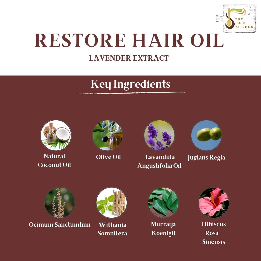 RESTORE HAIR OIL (30ml / 120ml) - The Hair Kitchen